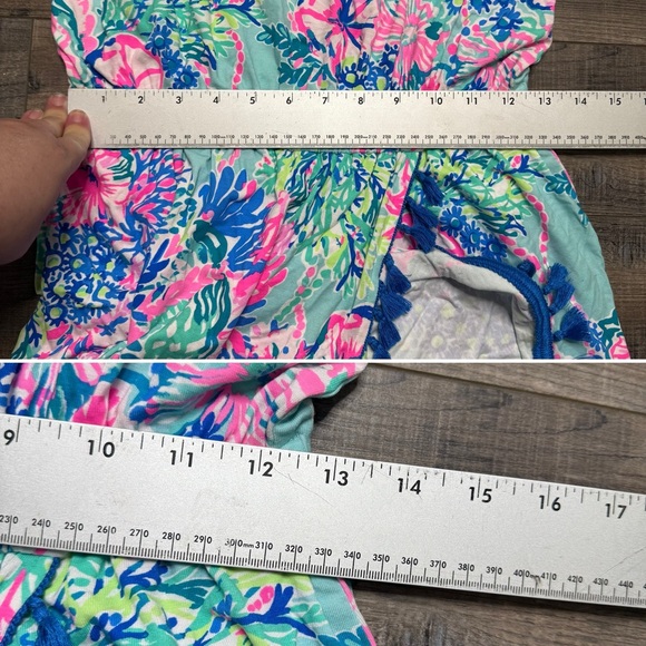 Lilly Pulitzer Jarrett Romper Tassels - Picture 10 of 11